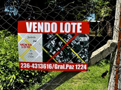 VENTA JUNIN CALLE FRANCIA Y SAN LUIS 11x26,45mts
