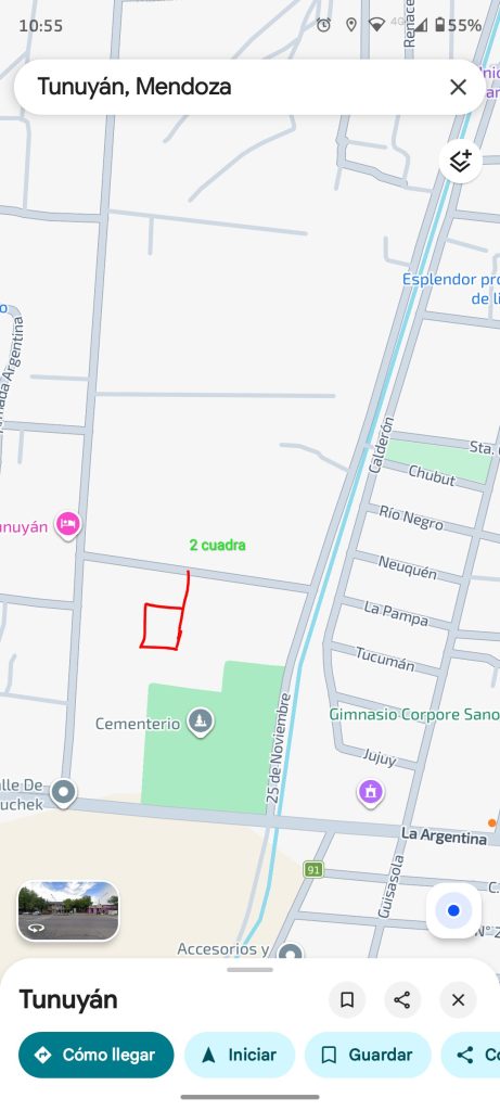 Lote 235 mtrs² urbanización,luz agua , cloacas,más inf al 2622314511